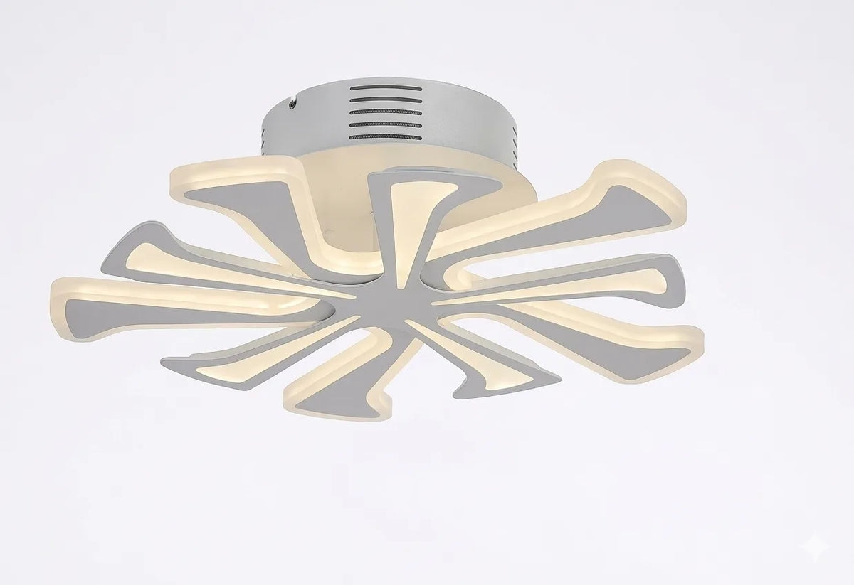 Modern Artistic Ceiling Lamps – Abstract Curved Design with Soft LED Glow