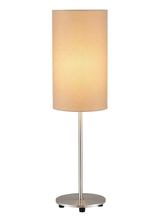 Modern Fabric Floor Lamp – Tall Rectangular Shade with Slim Metal Stand