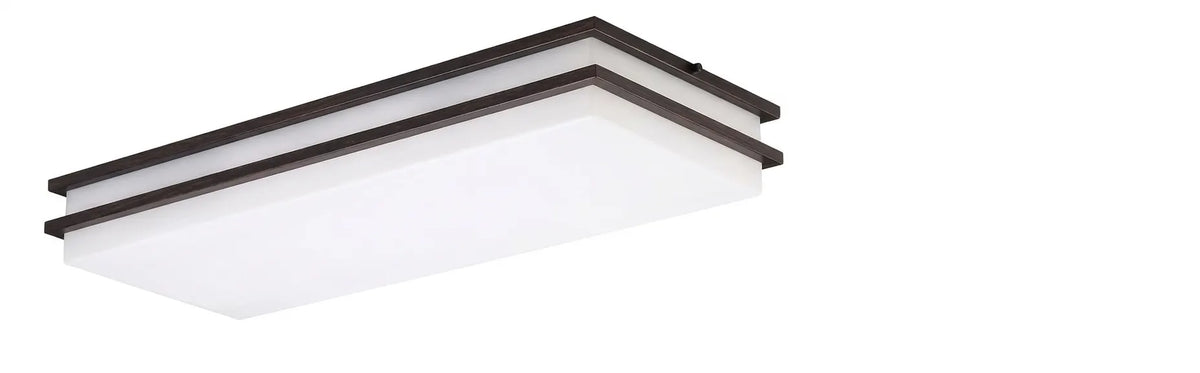 Modern Rectangular Ceiling Lamps – Layered Double-Frame Design with Clean Light
