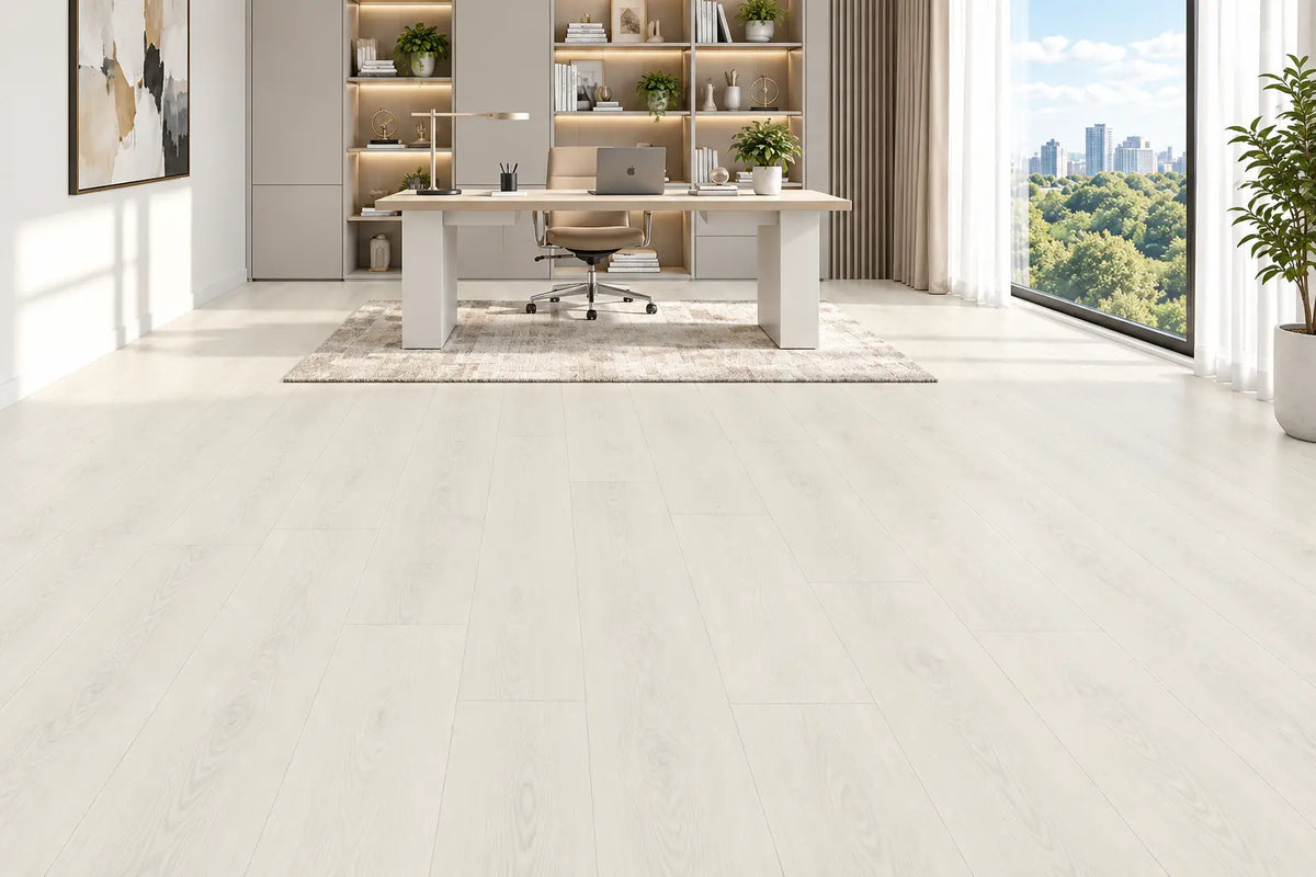 white flooring