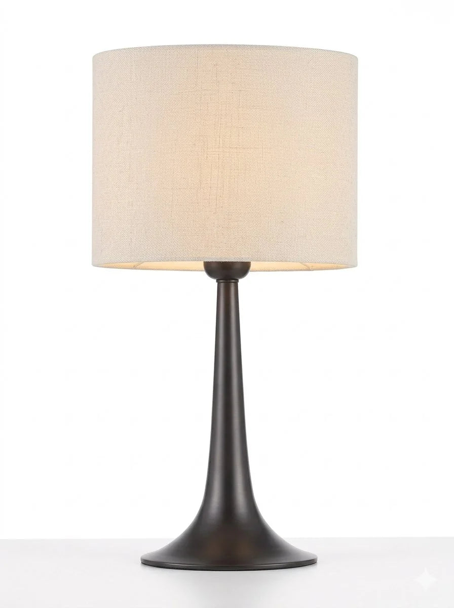Decorative Table Lamp – Modern Fabric Shade