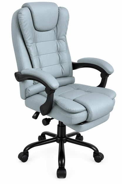 High-Back Executive Office Chair with Padded Backrest, Cushioned Seat and Armrests