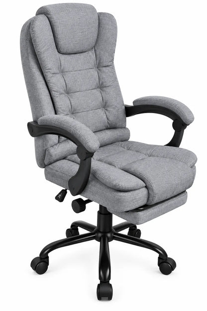 High-Back Executive Office Chair with Padded Backrest, Cushioned Seat and Armrests