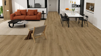 Light Maple Oak Wood-Look Flooring – Natural Wood Grain with Multiple Color Options