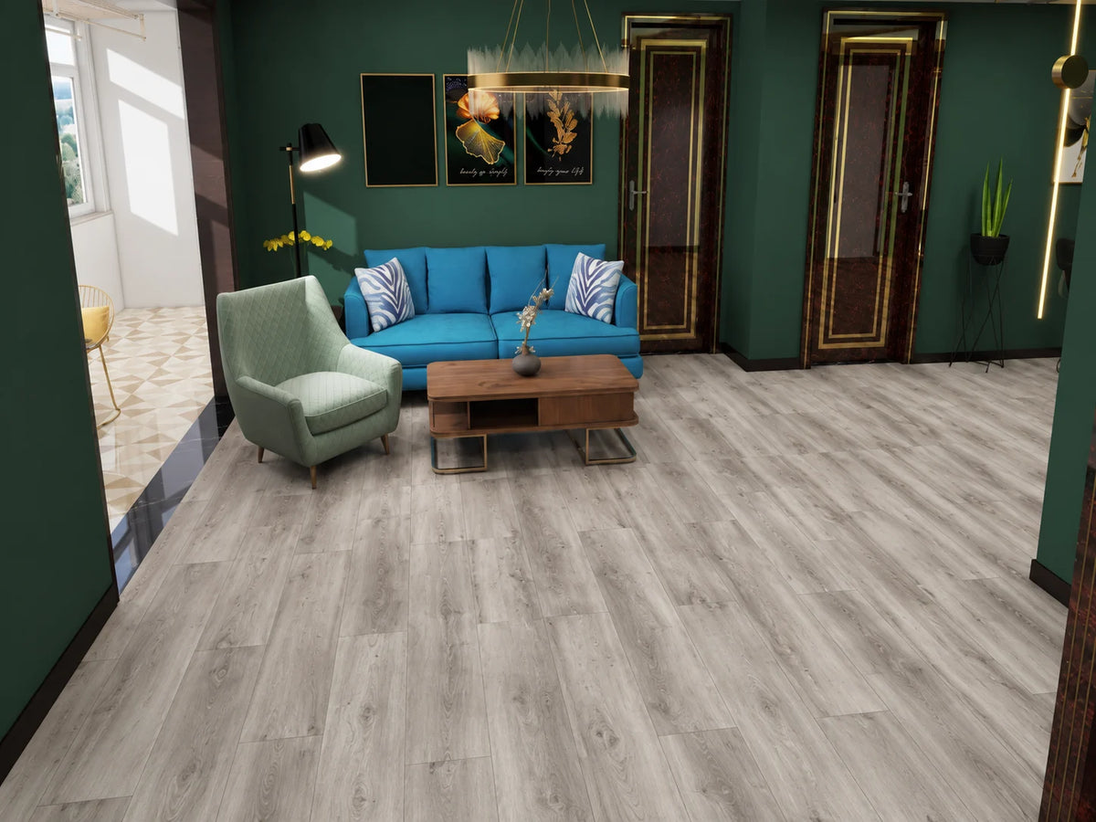 Clemence Oak Wood-Look Flooring – Natural Wood Grain with 6 Color Options and Embossed Texture for SPC/WPC/LVT
