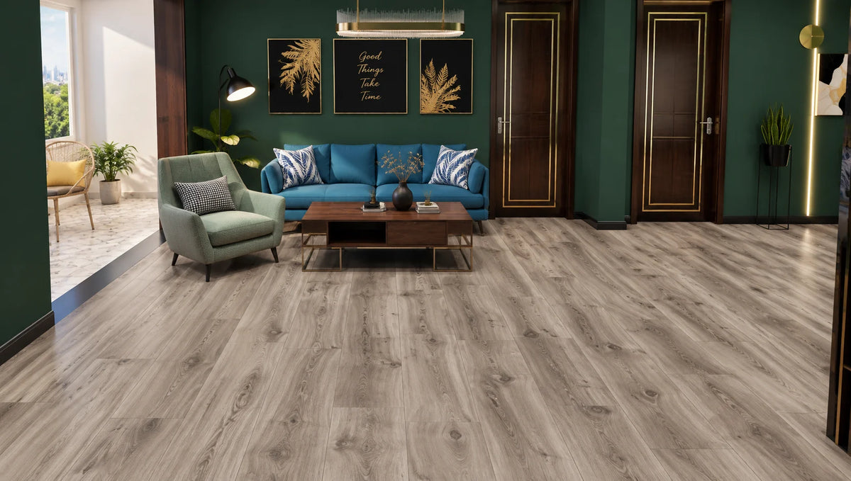 Clemence Oak Wood-Look Flooring – Natural Wood Grain with 6 Color Options and Embossed Texture for SPC/WPC/LVT