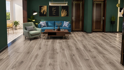 Clemence Oak Wood-Look Flooring – Natural Wood Grain with 6 Color Options and Embossed Texture for SPC/WPC/LVT