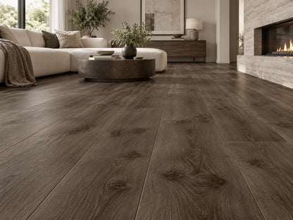 Clemence Oak Wood-Look Flooring – Natural Wood Grain with 6 Color Options and Embossed Texture for SPC/WPC/LVT