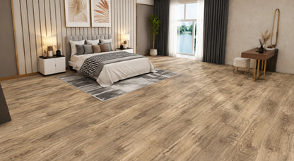 Aurora Oak Wood-Look Flooring – Natural Wood Grain with 7 Color Options and Embossed Texture for SPC/WPC/LVT