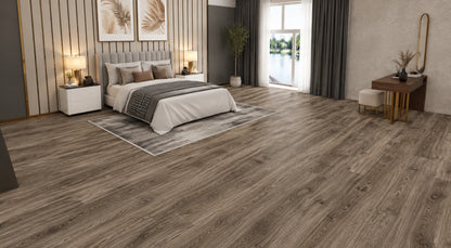 Aurora Oak Wood-Look Flooring – Natural Wood Grain with 7 Color Options and Embossed Texture for SPC/WPC/LVT