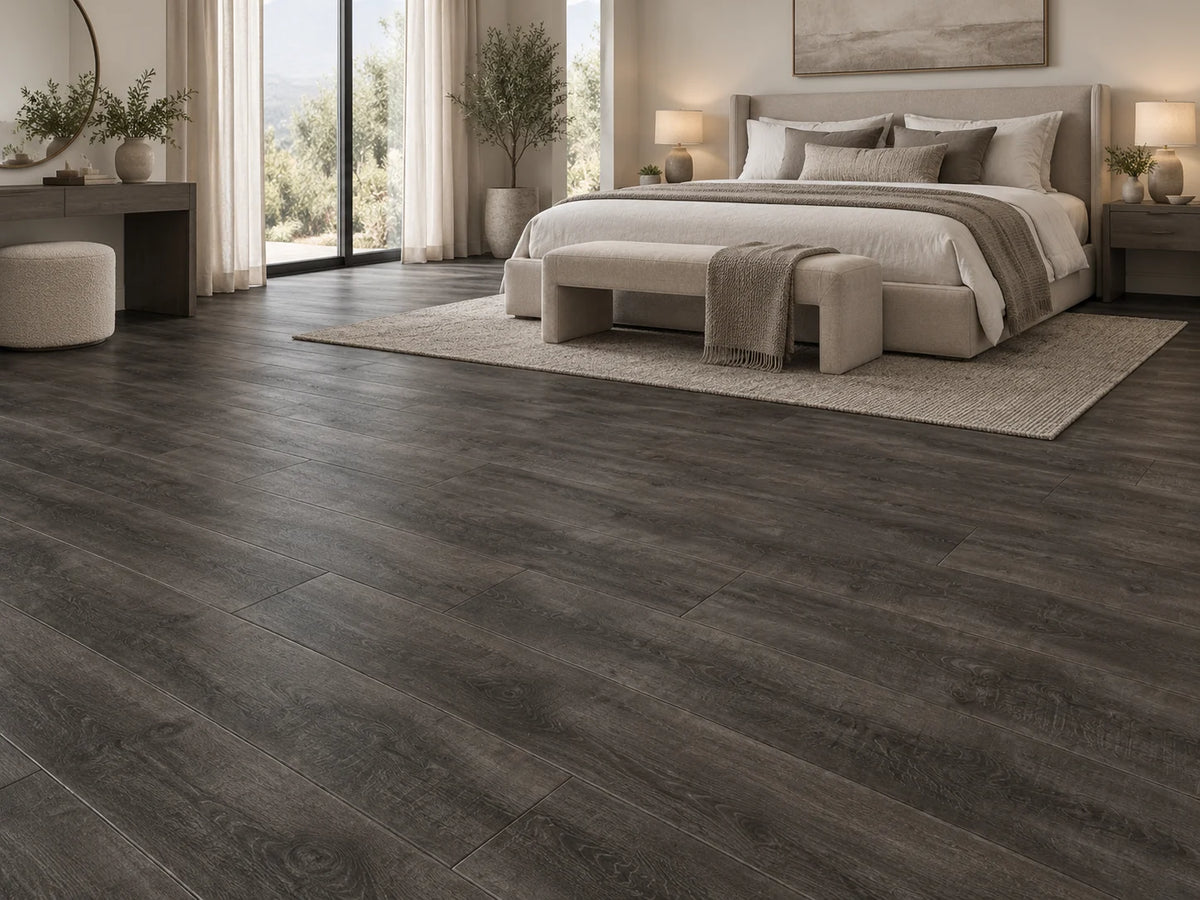 Aurora Oak Wood-Look Flooring – Natural Wood Grain with 7 Color Options and Embossed Texture for SPC/WPC/LVT
