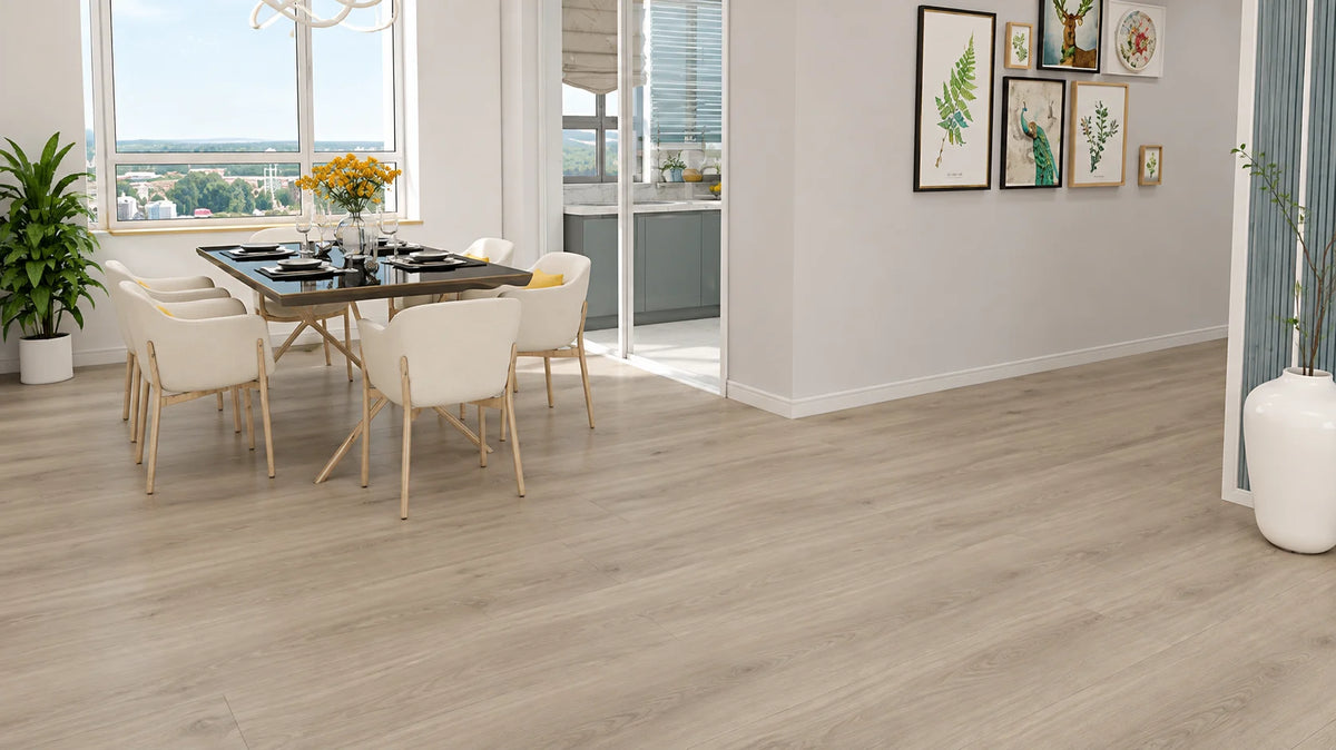 Elara Oak Wood-Look Flooring – Natural Wood Grain with 8 Color Options and Embossed Texture for SPC/WPC/LVT