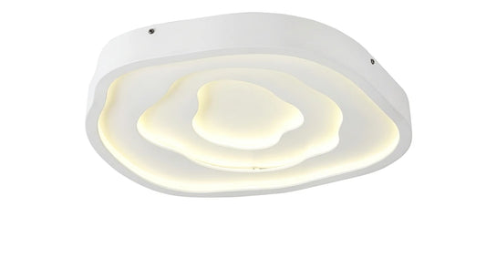 Modern Concentric Ceiling Lamps – Layered Circular Design with Soft LED Glow