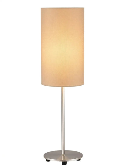 Modern Fabric Floor Lamp – Tall Rectangular Shade with Slim Metal Stand